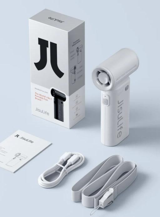 Вентилятор JISULIFE Life9 5000 мАг 5 швидкостей Рожевий - фото 2 Вентилятор JISULIFE Life9 5000 мАг 5 швидкостей Рожевий - фото 2