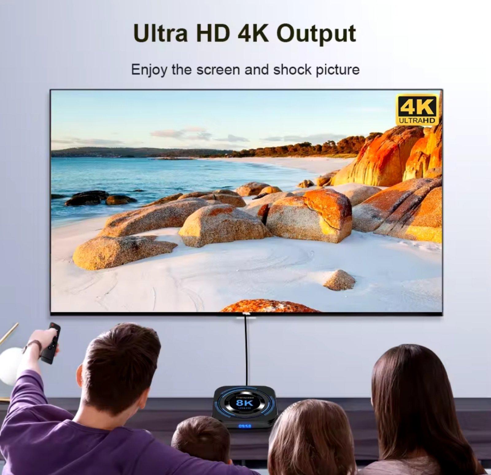 Смарт-приставка Transpeed Allwinner H618 TV 4ГБ/32ГБ (004777) - фото 12 Смарт-приставка Transpeed Allwinner H618 TV 4ГБ/32ГБ (004777) - фото 12