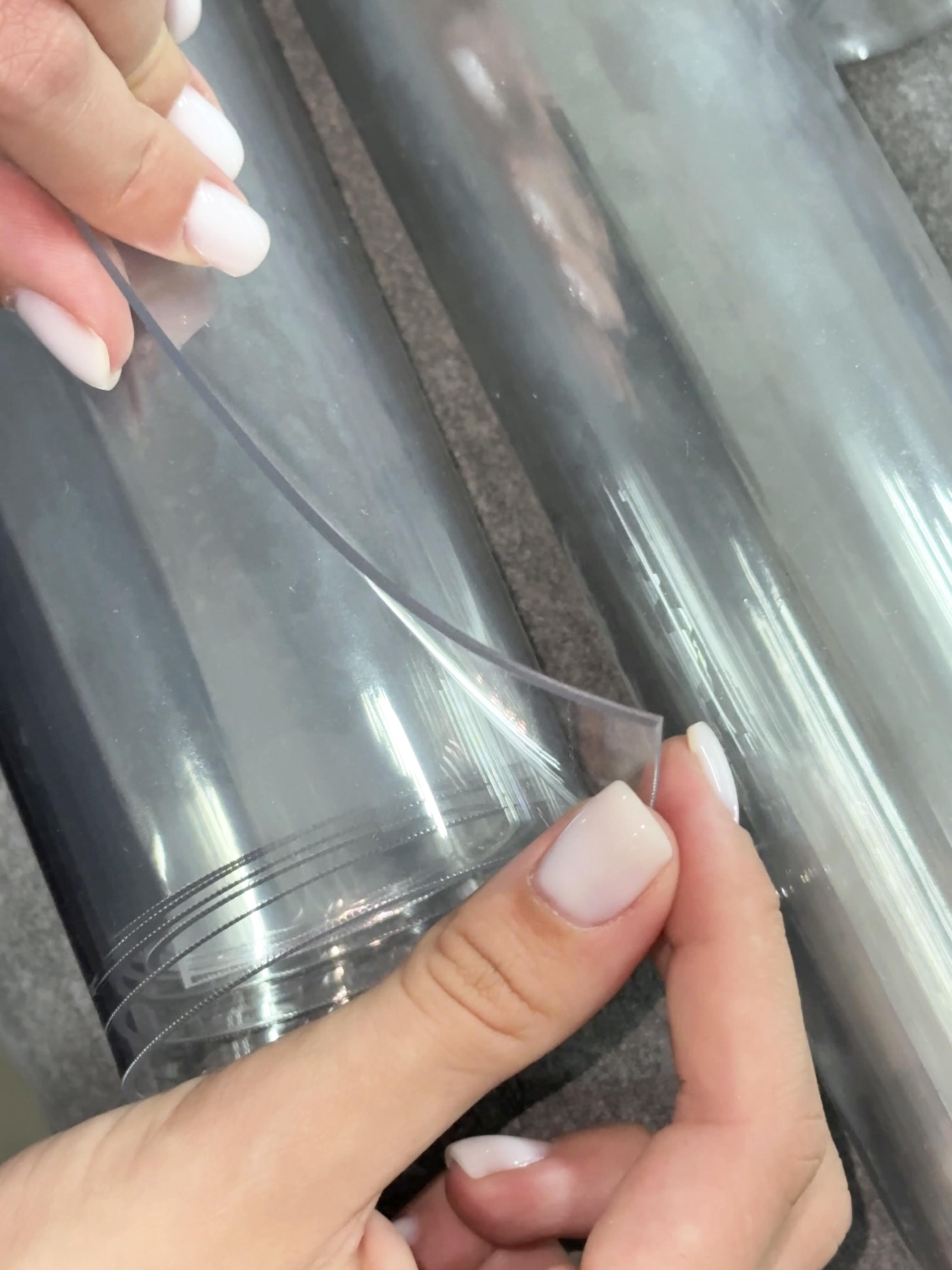 Скатертина силіконова круг Crystal м'яке скло ∅ 105 см/1,5 мм 1500 мікрон (1150-68) - фото 9