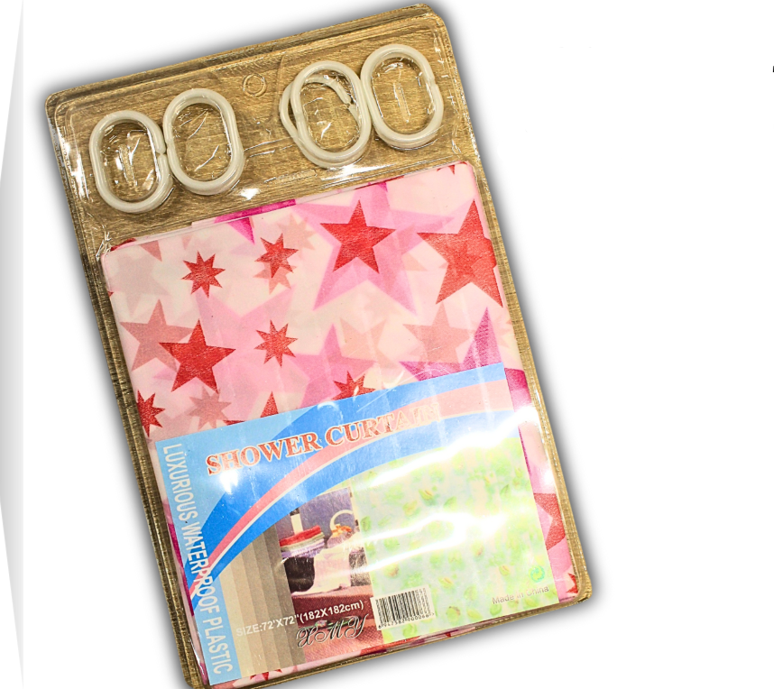 Занавеска/шторка для душа 182х182 см Звезды