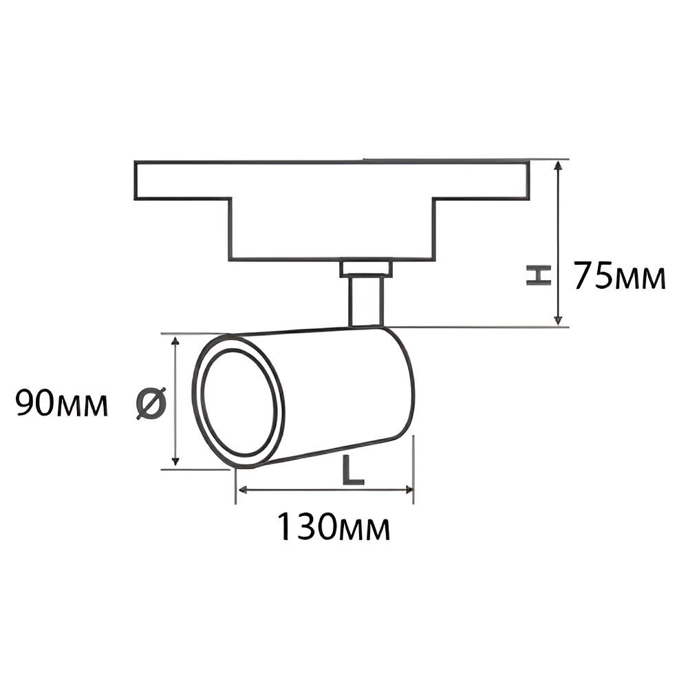 Светильник трековый LED Lemanso 20W 1600LM 6500K Черный (LM564-20) - фото 2 Светильник трековый LED Lemanso 20W 1600LM 6500K Черный (LM564-20) - фото 2