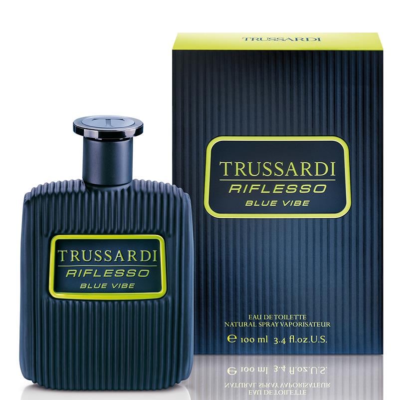 Туалетна вода для чоловіків Trussardi Riflesso Blue Vibe 100 мл (18779710) - фото 1