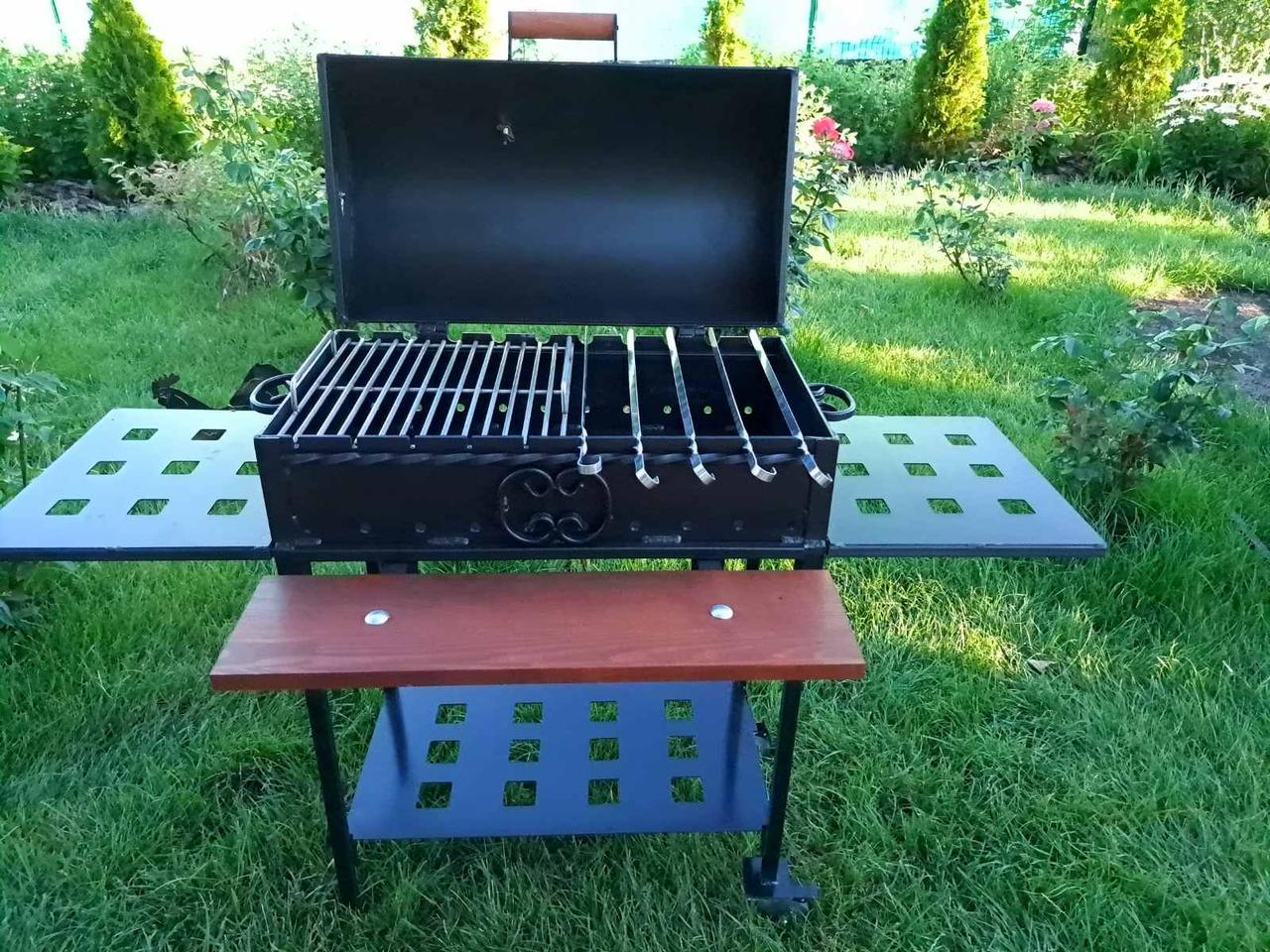 Грати-гриль для BBQ з наржавіючої сталі 30 см (2548941307) - фото 2 Грати-гриль для BBQ з наржавіючої сталі 30 см (2548941307) - фото 2