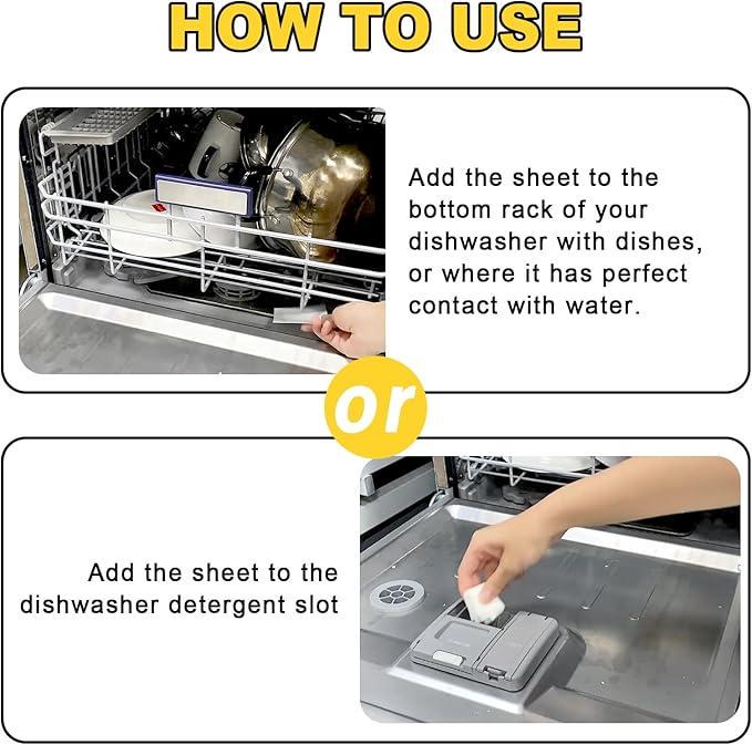 Листи для миття посуду Binbata 160 завантажень з ароматом цитрусових та лимона - фото 5