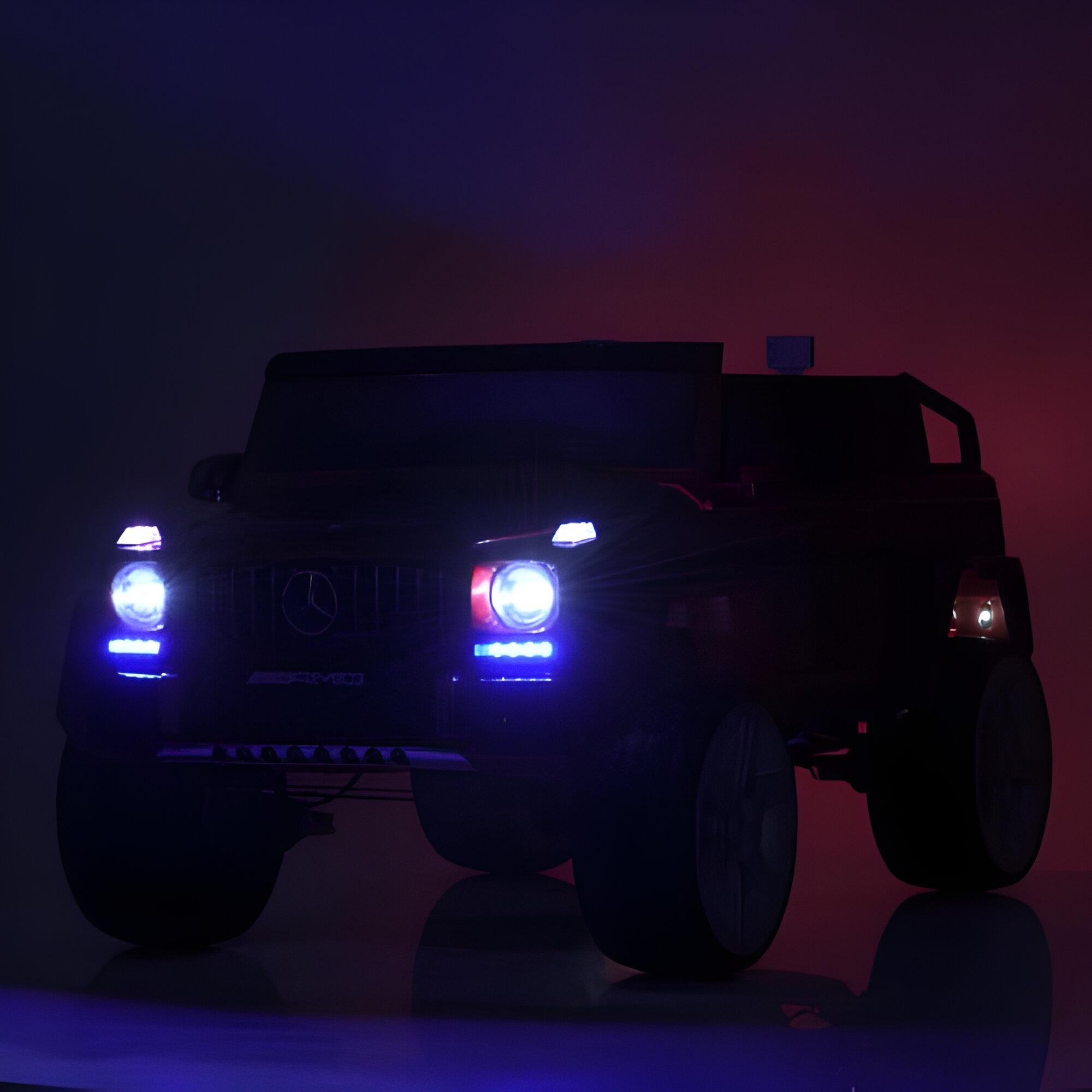 Детский электромобиль одноместный Джип Mercedes Bambi M 5818EBLRS-3 с пультом управления (27489814) - фото 3