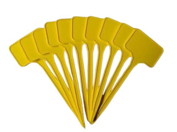 Таблички садові 15 см 10 шт. Жовтий (304011) Таблички садові 15 см 10 шт. Жовтий (304011)