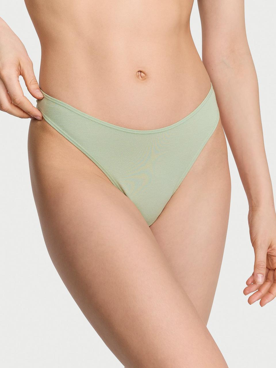 Трусики женские Victoria's Secret Thong Stretch Cotton XS Зеленый (2361969422) Трусики женские Victoria's Secret Thong Stretch Cotton XS Зеленый (2361969422)