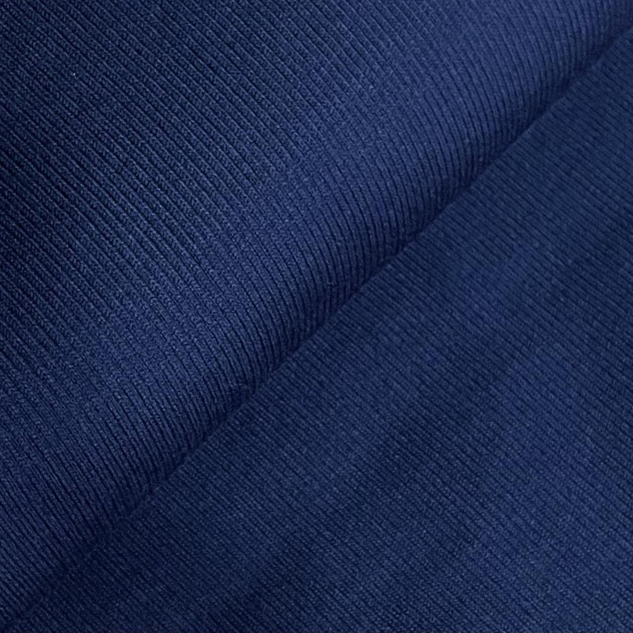 Довязь трикотажный кашкорсе рибана Темно-синий (24479519)