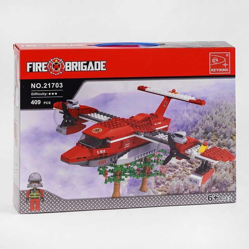 Конструктор Ausini Пожарный самолет 409 элементов (1714410821)