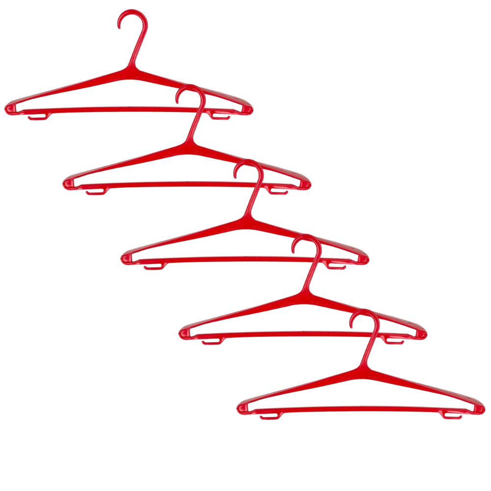 Плечики для одягу пластикові SoloPlast р. 48-50 433x39x192 мм 5 шт. (2668282462)