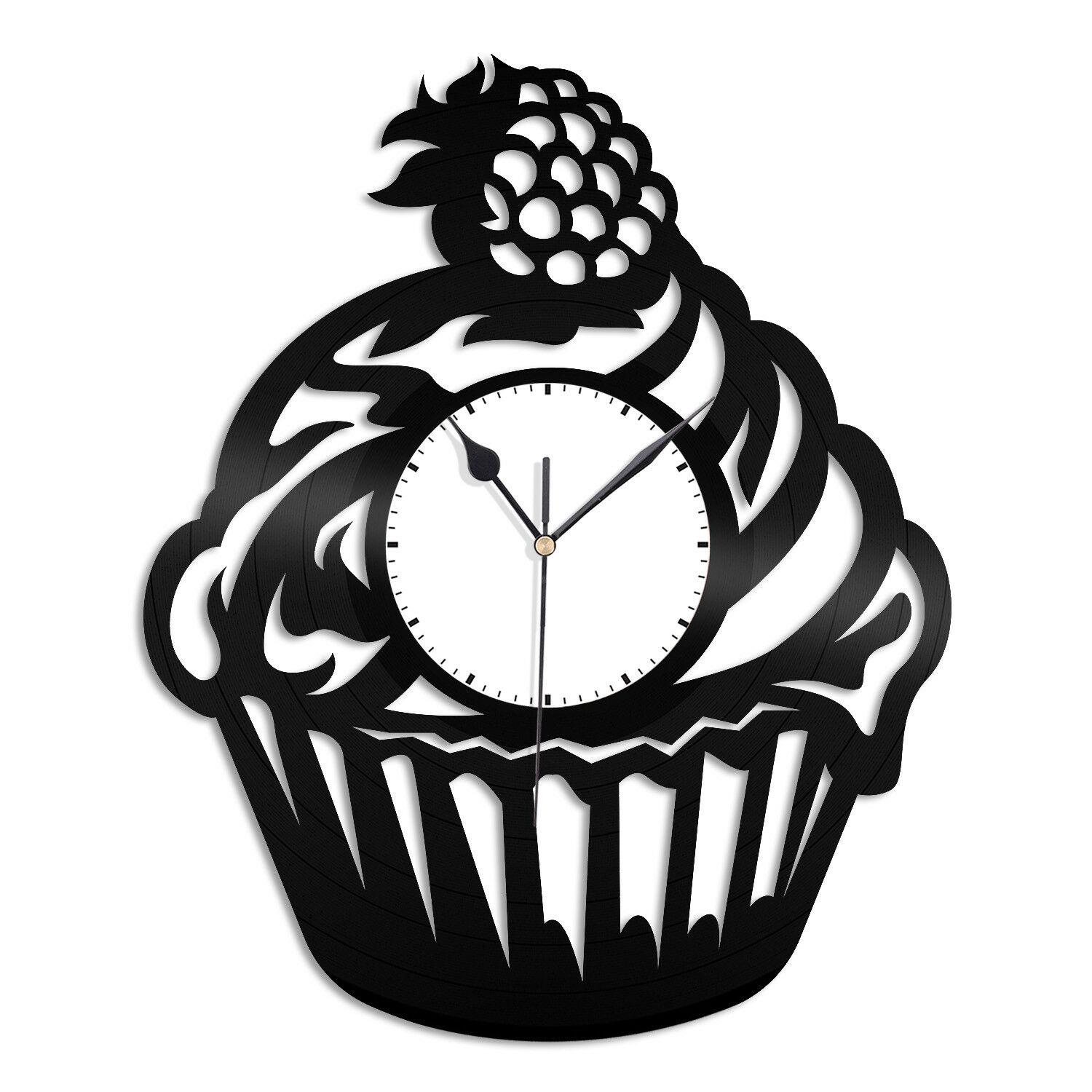 Часы настенные Кекс 1738 из виниловой пластинки