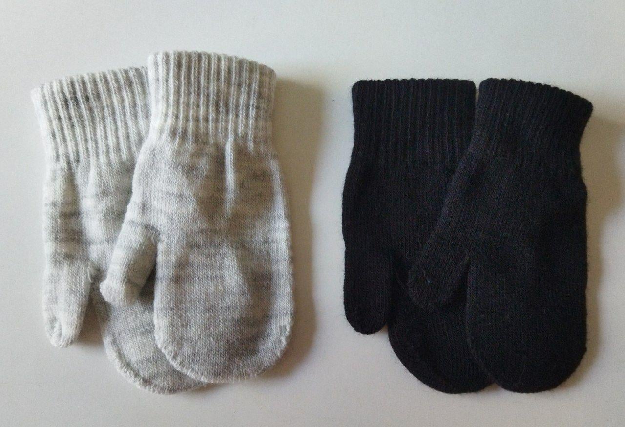 Комплект рукавичок H&M р. 68-98 2 пари Комплект рукавичок H&M р. 68-98 2 пари