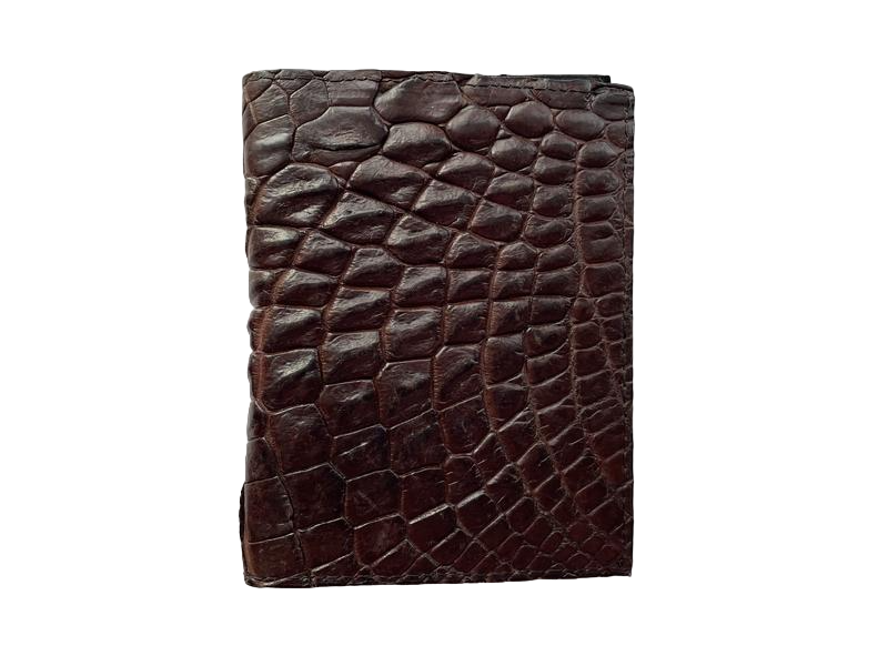 Візитниця Ekzotic Leather зі шкіри крокодила Коричневий