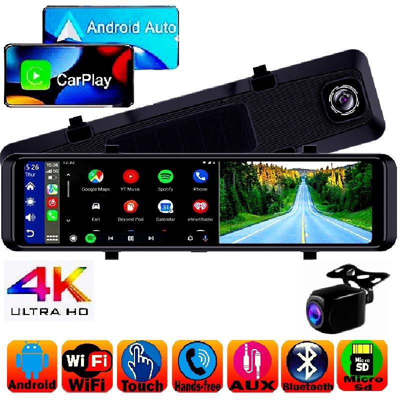 Видеорегистратор DVR C109 10,26" 2 камеры BT/FM-transmit/AUX/Android Auto/CarPlay (24240143) - фото 2