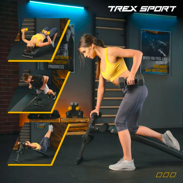 Лавка тренувальна для преса TREX Sport TX-050B (4436) - фото 6 Лавка тренувальна для преса TREX Sport TX-050B (4436) - фото 6