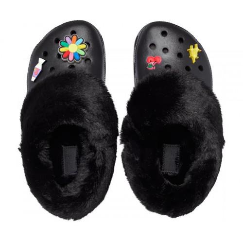 Сабо Crocs Classic Mammoth Charm р. W7/EUR 37-38 Black (8715963) - фото 3