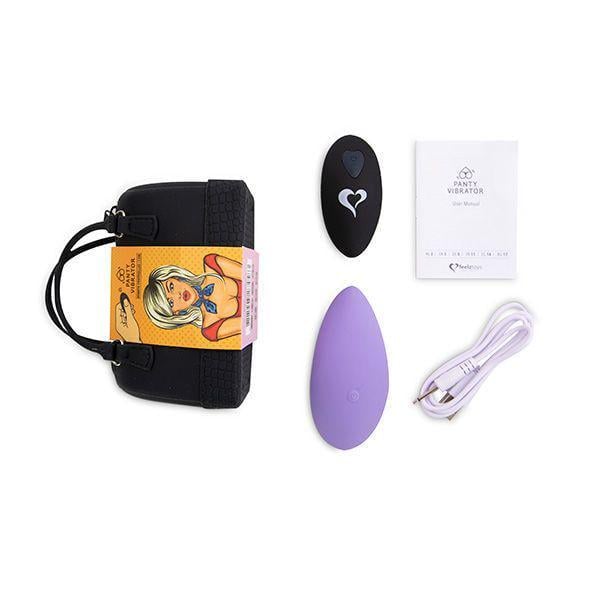 Вибратор в трусики FeelzToys Panty Vibrator с пультом ДУ/6 режимов работы/сумочка-чехол Purple (SO3850) Вибратор в трусики FeelzToys Panty Vibrator с пультом ДУ/6 режимов работы/сумочка-чехол Purple (SO3850)