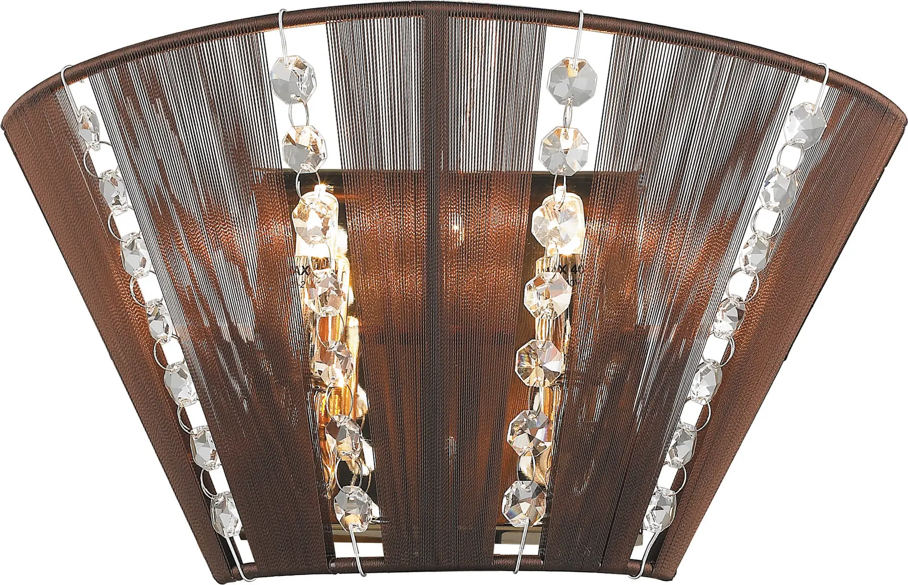 Бра Altalusse INL-1029W-2 G9 2x40 Вт Gold/Chocolat (11150858)