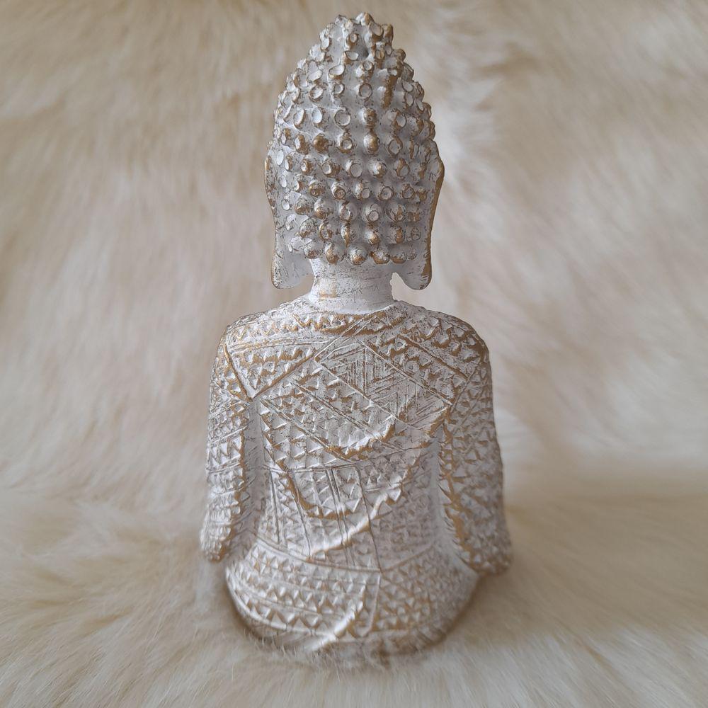 Підсвічник Гранд Презент Будда обіймає ПП703в 15х10х10 см Біло-золотий - фото 4 Підсвічник Гранд Презент Будда обіймає ПП703в 15х10х10 см Біло-золотий - фото 4