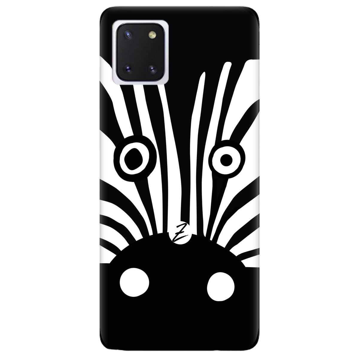 Силіконовий чохол Zorrov для Samsung Galaxy Note 10 Lite - Zebra (14240040181099331)