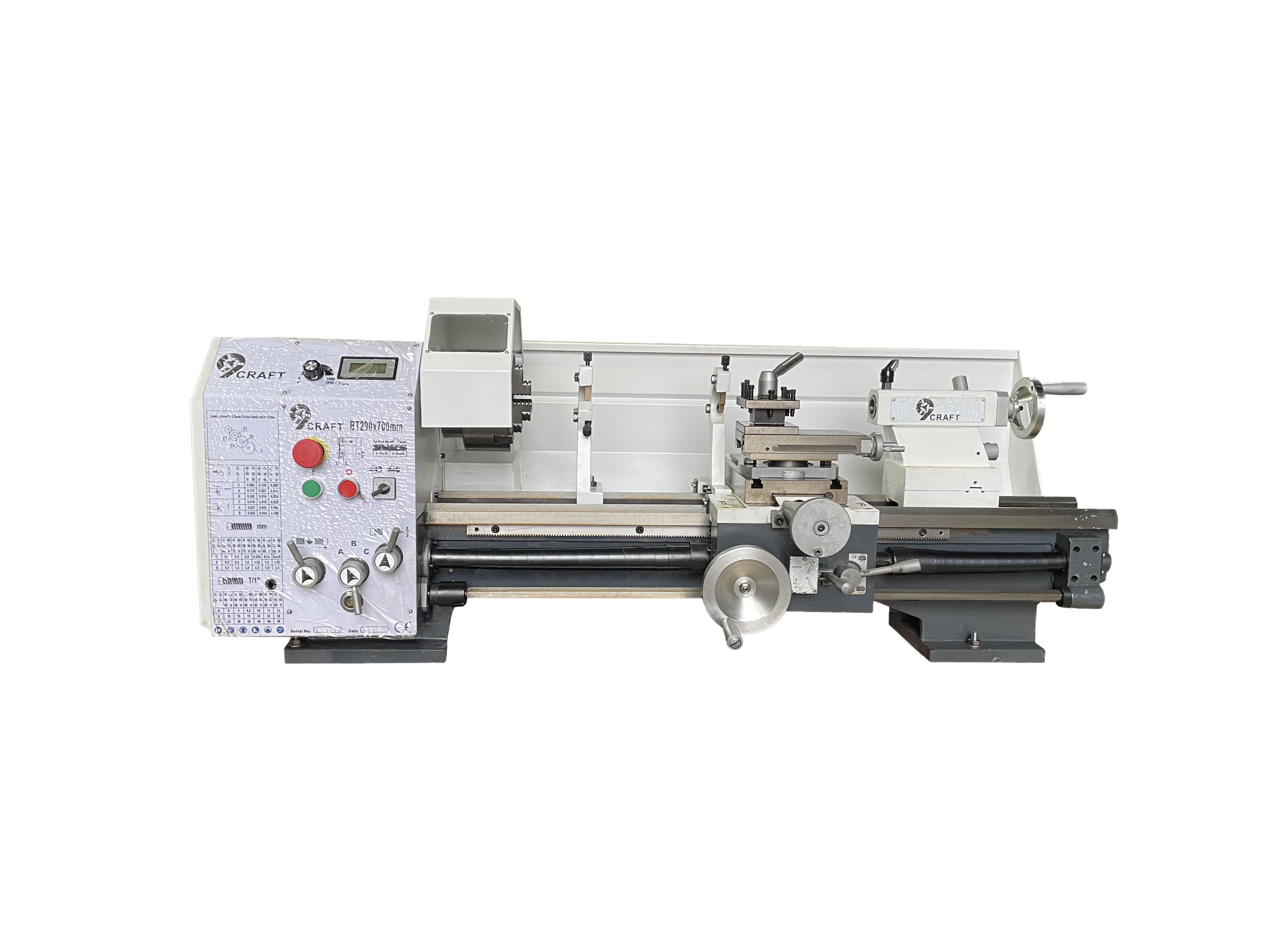 Токарно-винторезный станок по металлу 9craft BT290x700 1500 W