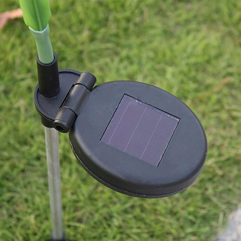 Садовий ліхтар на сонячній батареї Лілія 74 см Синій - фото 7