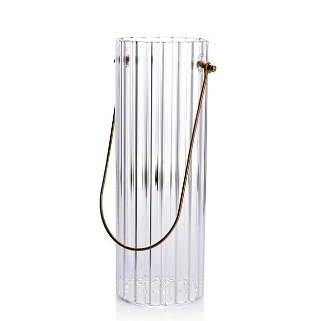 Ваза скляна Flora Serenite H-25 см (35217)