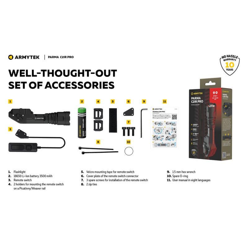 Фонарь Armytek Parma C2IR Pro - фото 20