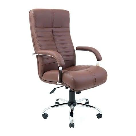 Офисное кресло руководителя Richman Orion VIP M1 Tilt натуральная кожа Lux Коричневый (64ca425804b9e938a47ba27b)