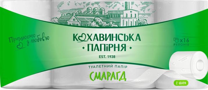Туалетная бумага на гильз Кохавинская бумага Изумруды 16 рулонов по 19 м 2-х слойная 165 отрывов (2644977444) Туалетная бумага на гильз Кохавинская бумага Изумруды 16 рулонов по 19 м 2-х слойная 165 отрывов (2644977444)