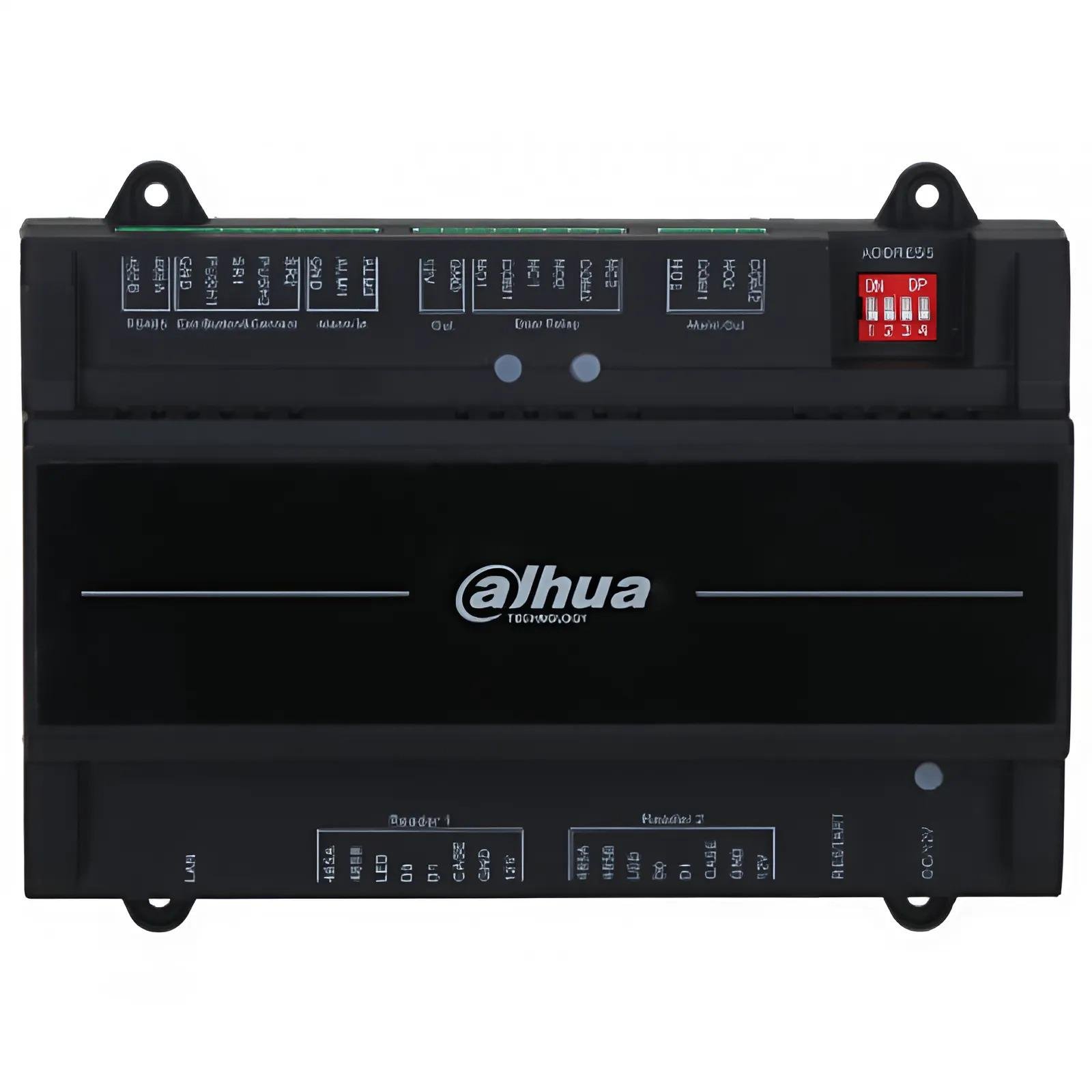 Контроллер Dahua DHI-ASC2202B-S управление 2 дверями 25 Вт односторонний карточные считыватели Черный (627923)