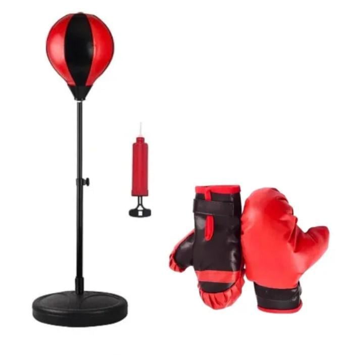 Дитячий боксерський комплект стійка з грушею/рукавички і насос 110 см (2104618781) - фото 5 Дитячий боксерський комплект стійка з грушею/рукавички і насос 110 см (2104618781) - фото 5