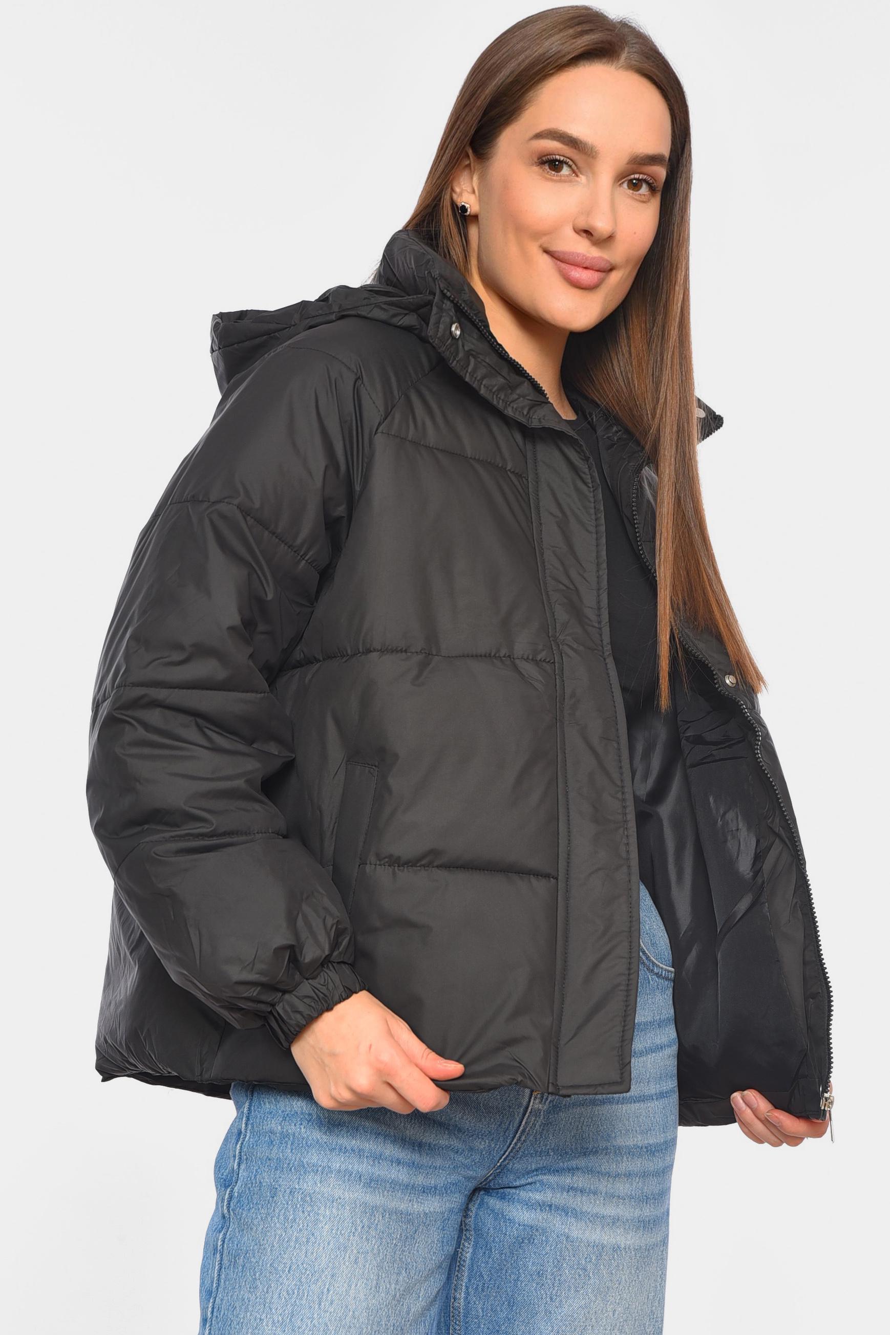 Куртка женская демисезонная XL Черный (192042)