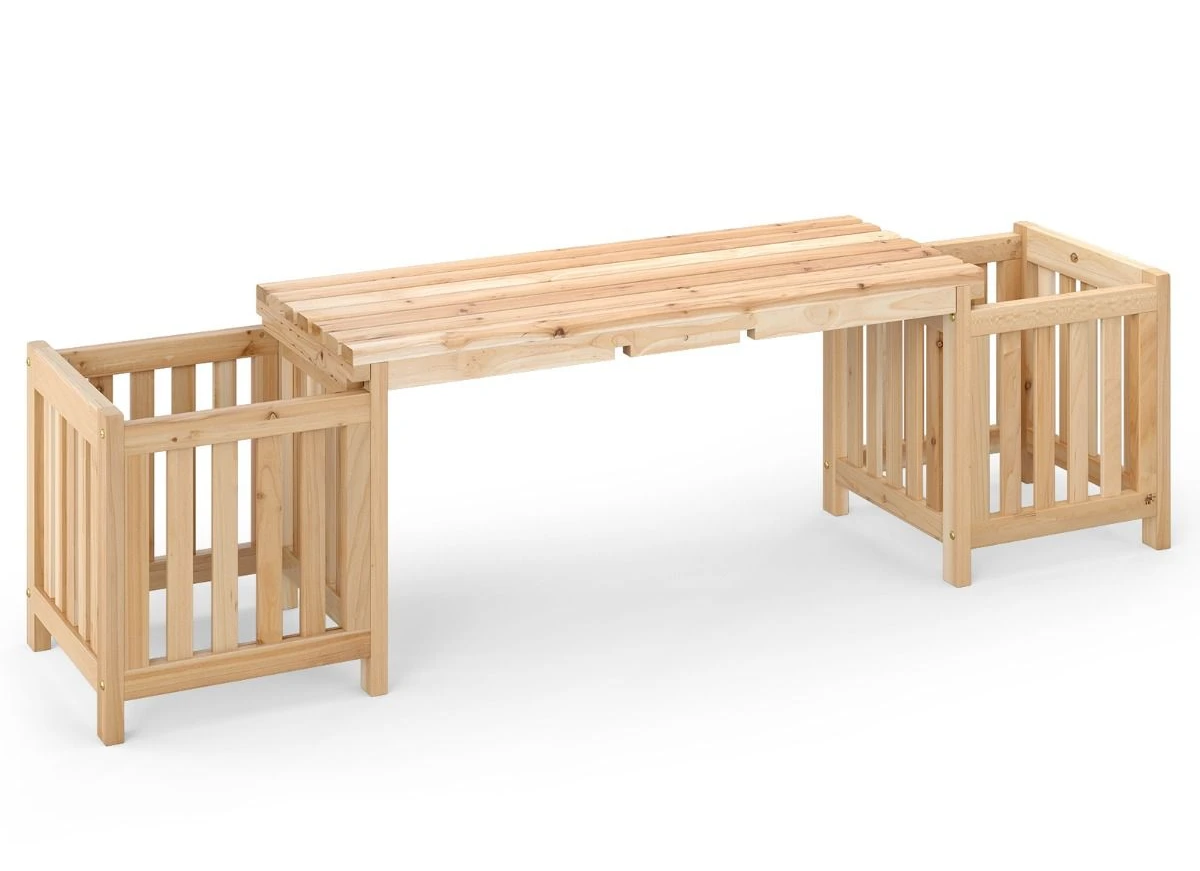 Сундук садовый для хранения Costway из дерева 40x173x48 см (COSTWAY-01015)