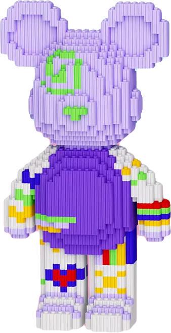 Конструктор 3D Magic Blocks SHLab BB-09 BearBrick Inspiration 2700 деталей 29 см Lilac (37448) Конструктор 3D Magic Blocks SHLab BB-09 BearBrick Inspiration 2700 деталей 29 см Lilac (37448)