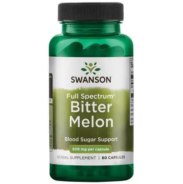 Смесь экстрактов Swanson Bitter Melon 500 мг 60 Caps
