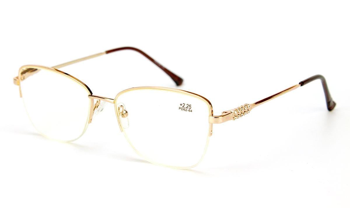 Окуляри для зору в металевій оправі Verse 319184S-C1 Blue blocker +5,50