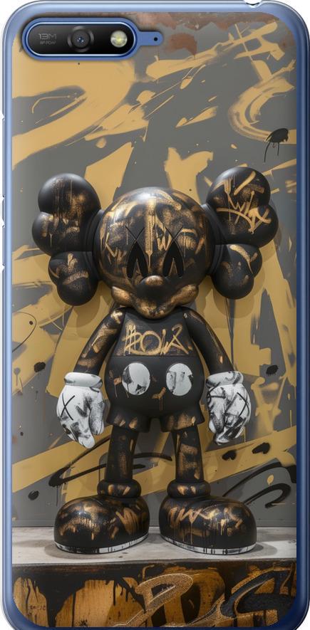 Чехол на Huawei Y6 2018 Bronze kaws (6097t-1637-42517)
