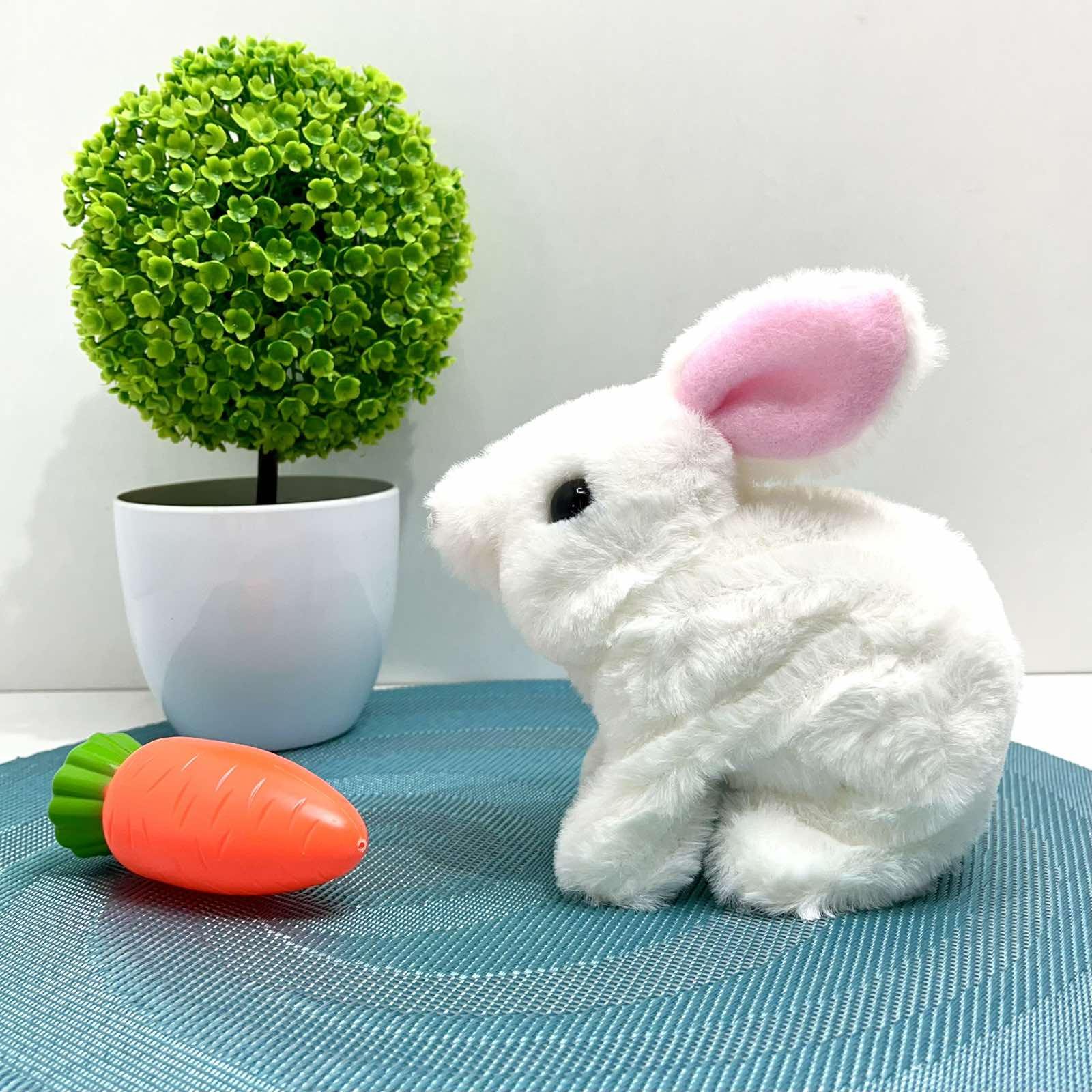 Интерактивная игрушка Кролик в рюкзаке Белый (777-23A) - фото 7 Интерактивная игрушка Кролик в рюкзаке Белый (777-23A) - фото 7