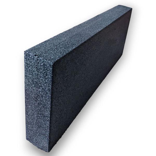 Гумовий бордюр тротуарний 500х210х60 мм Чорний (2562227293)