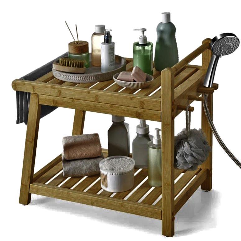 Табурет для ванной из дерева Варатис Сиена (ТВН-011405)