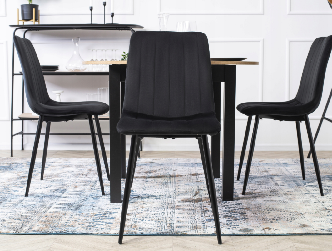 Стул кухонный Intarsio ETHAN велюр Черный (ETHAN19-2) - фото 11 Стул кухонный Intarsio ETHAN велюр Черный (ETHAN19-2) - фото 11