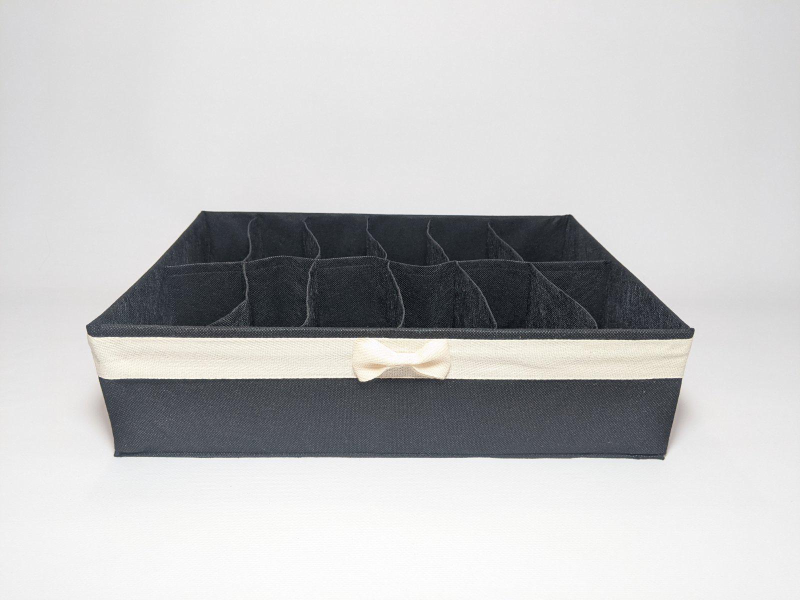 Органайзер для хранения нижнего белья Luib AVA 4.6 30х40х10 Черный (10416068) - фото 2 Органайзер для хранения нижнего белья Luib AVA 4.6 30х40х10 Черный (10416068) - фото 2