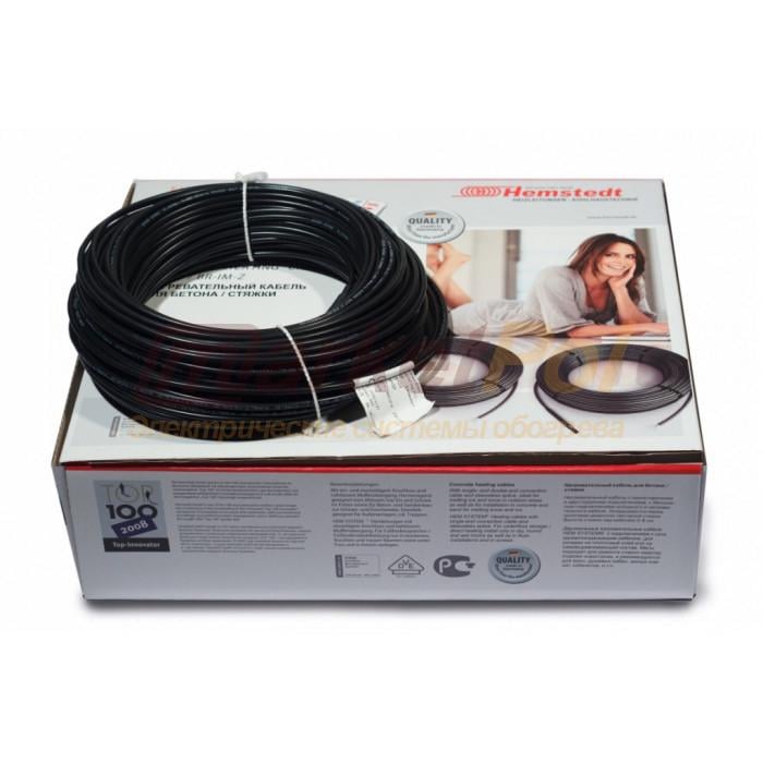Греющий кабель теплого пола Hemstedt DR 150 Вт от 2,5 м² до 4,2 м² 525 Вт - фото 2
