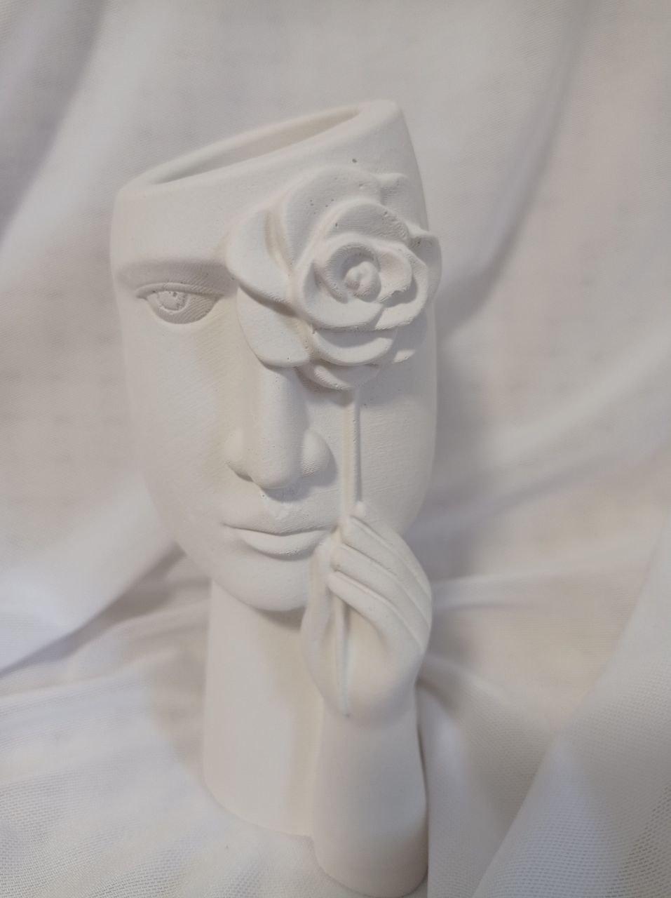 Ваза-кашпо Обличчя з квіткою 13,5 см (13926528) Ваза-кашпо Обличчя з квіткою 13,5 см (13926528)