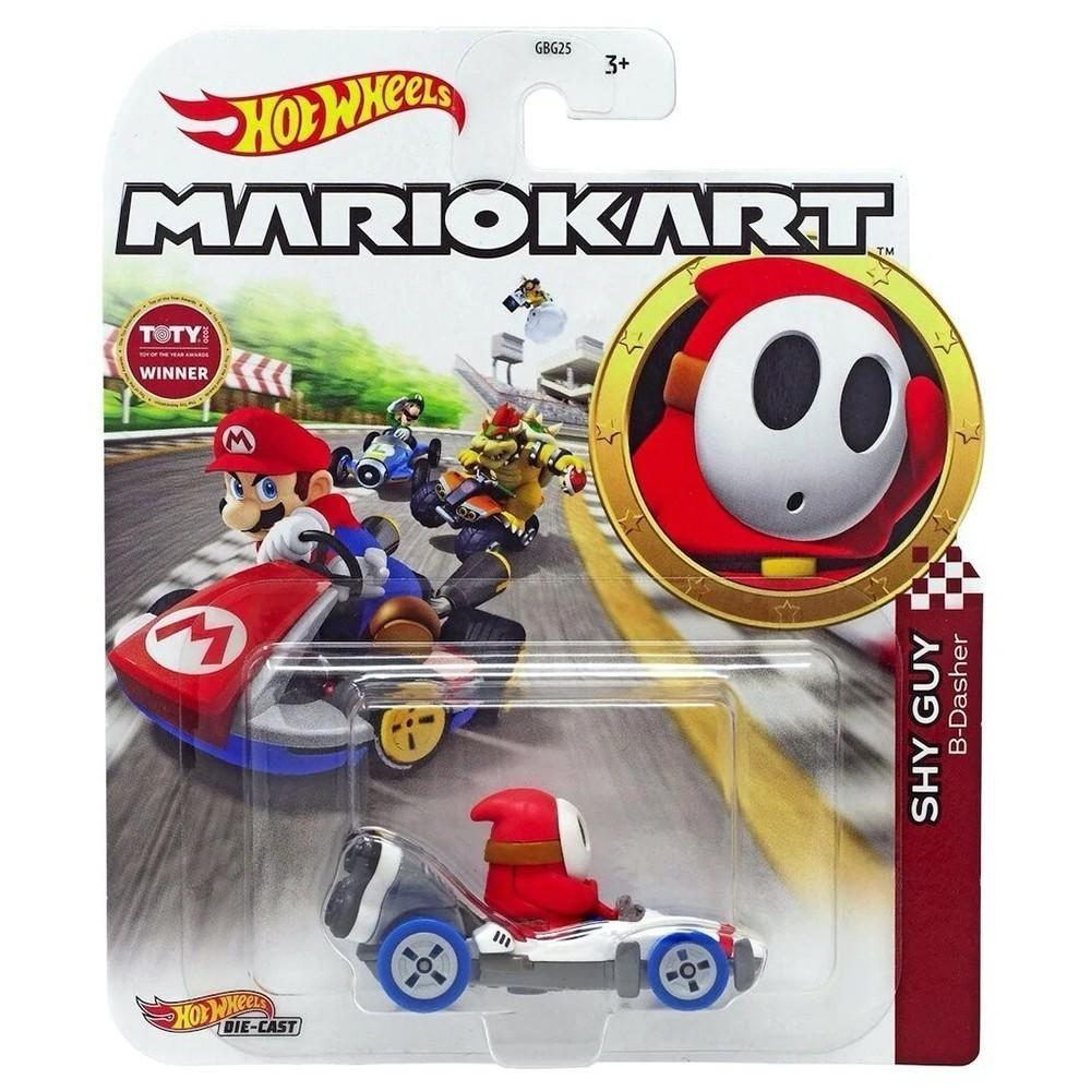 Машинка из видеоигры Hot Wheels Mario Kart Shy Guy GBG25-GJH61 (157537) Машинка из видеоигры Hot Wheels Mario Kart Shy Guy GBG25-GJH61 (157537)