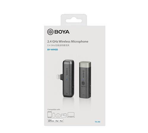 Микрофон Boya BY-WM3D Lightning - фото 6 Микрофон Boya BY-WM3D Lightning - фото 6