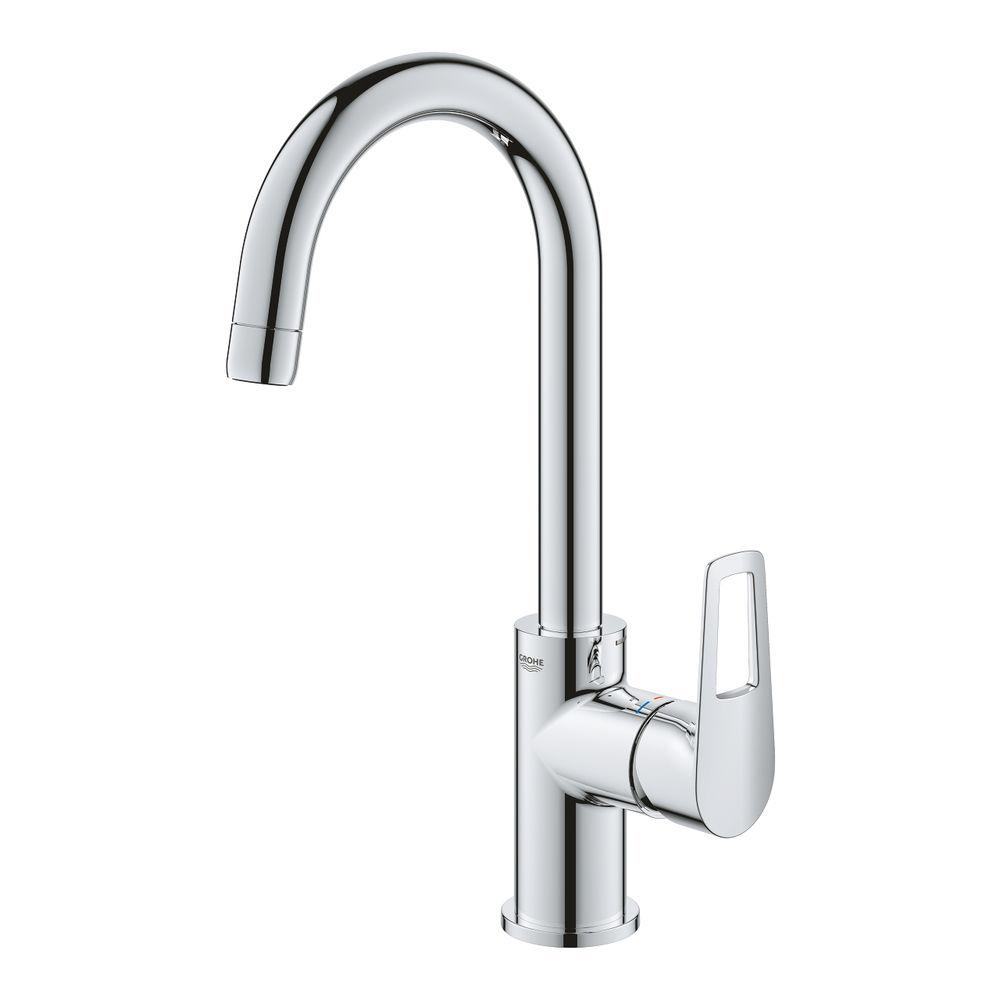 Змішувач для умивальника високий Grohe BauLoop Хром (23763001) - фото 2