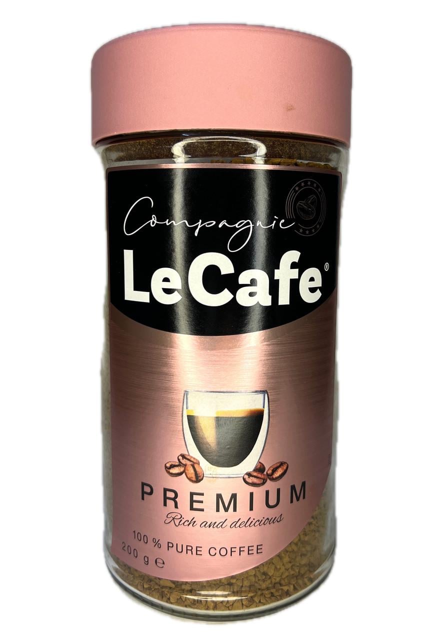 Кофе растворимый Le Cafe Premium гранулированный Compagnic 200 г (7616922140577)