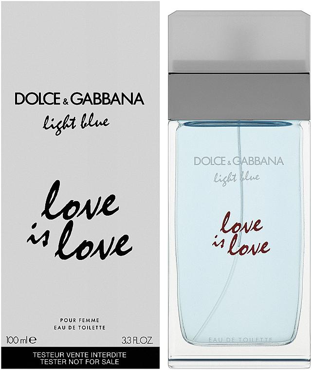 Туалетная вода для женщин Dolce&Gabbana Light Blue Love Is Love тестер 100 мл (18779853)
